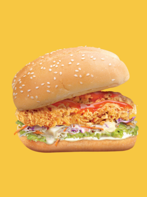 burger gà giòn